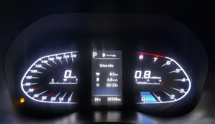 2021 Hyundai Verna SX (O) 1.5 VTVT IVT, Petrol, Automatic, 35,919 km, Odometer Image