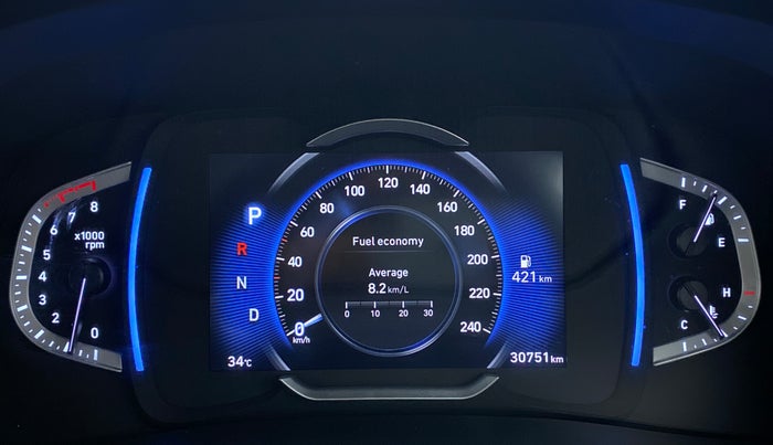 2020 Hyundai Creta SX (O) 1.4 TURBO DCT DUAL TONE, Petrol, Automatic, 30,886 km, Odometer Image