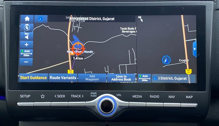 2020 Hyundai Creta SX (O) 1.4 TURBO DCT DUAL TONE, Petrol, Automatic, 30,886 km, Navigation System