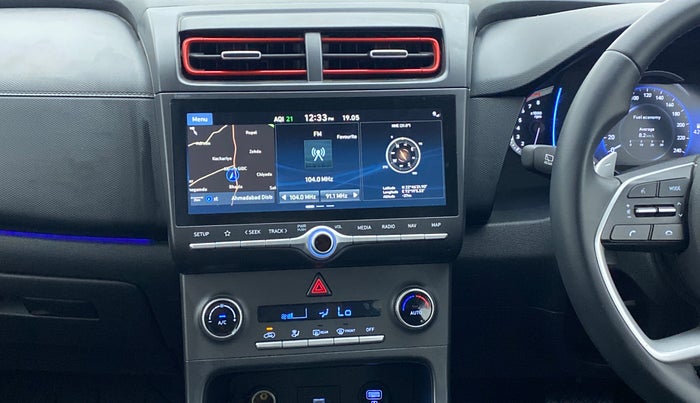 2020 Hyundai Creta SX (O) 1.4 TURBO DCT DUAL TONE, Petrol, Automatic, 30,886 km, Air Conditioner