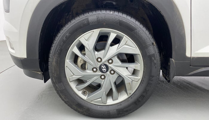 2020 Hyundai Creta SX (O) 1.4 TURBO DCT DUAL TONE, Petrol, Automatic, 30,886 km, Left Front Wheel