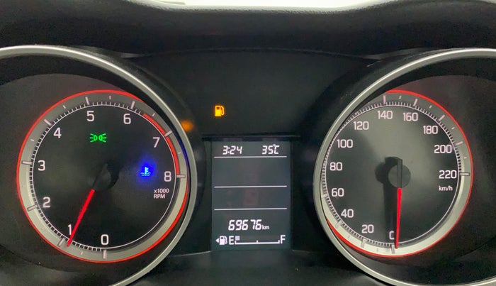 2018 Maruti Swift ZXI PLUS, Petrol, Manual, 69,676 km, Odometer Image