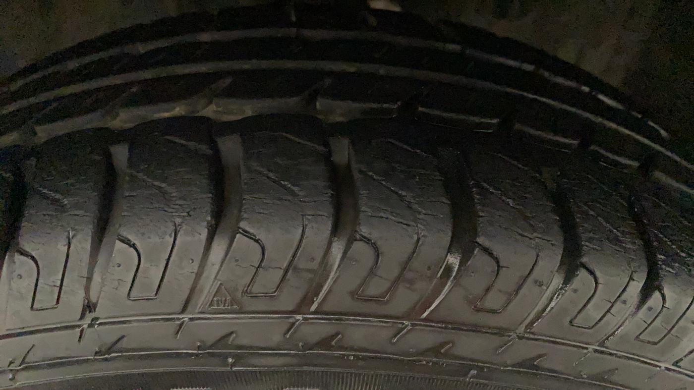 2018 Datsun Go T(O), Petrol, Manual, 5,592 km, Left Rear Tyre Tread