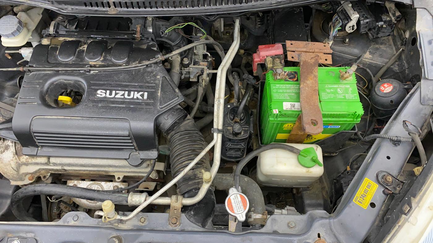 2012 Maruti Wagon R 1.0 LXI, Petrol, Manual, 56,980 km, Engine View - Left