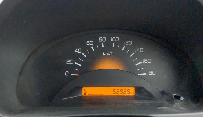 2012 Maruti Wagon R 1.0 LXI, Petrol, Manual, 56,980 km, Odometer Image