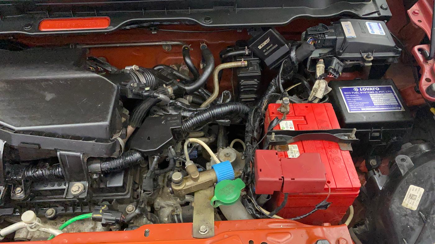 2022 Maruti Alto K10 LXI, CNG, Manual, 51,407 km, Engine View - Left