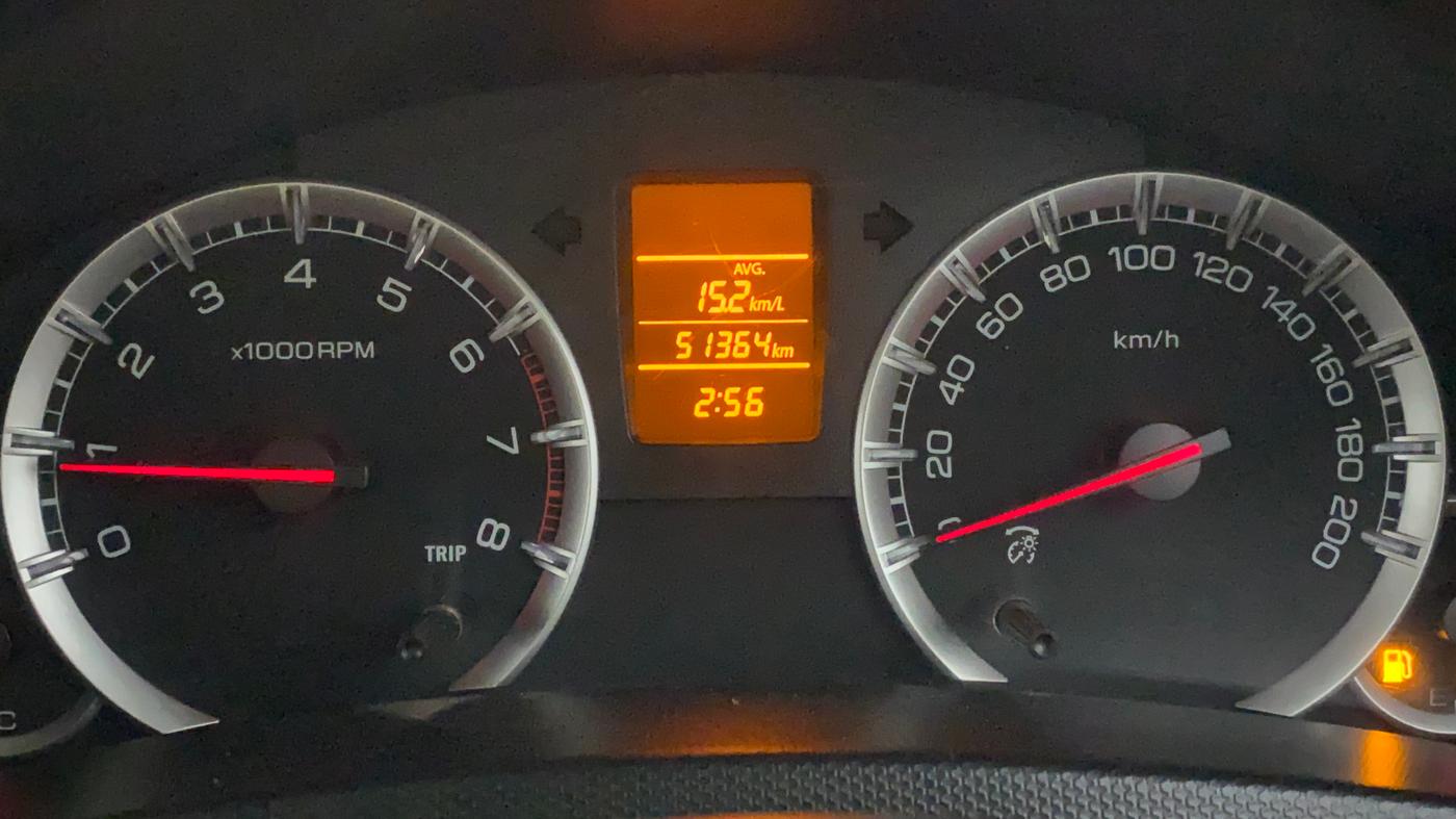 2015 Maruti Swift Dzire VXI, Petrol, Manual, 51,464 km, Odometer Image