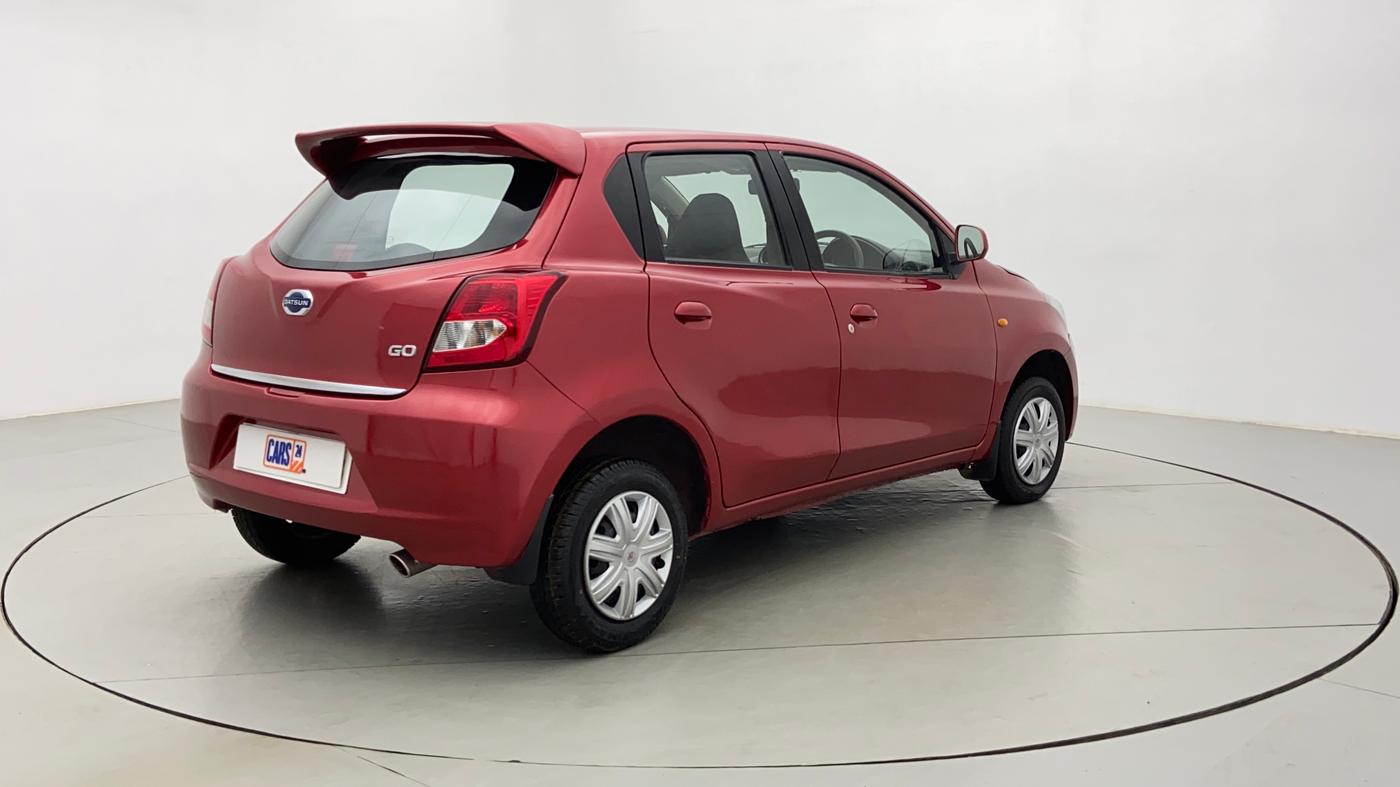 2015 Datsun Go T, Petrol, Manual, 83,782 km, Right Back Diagonal (45- Degree) View