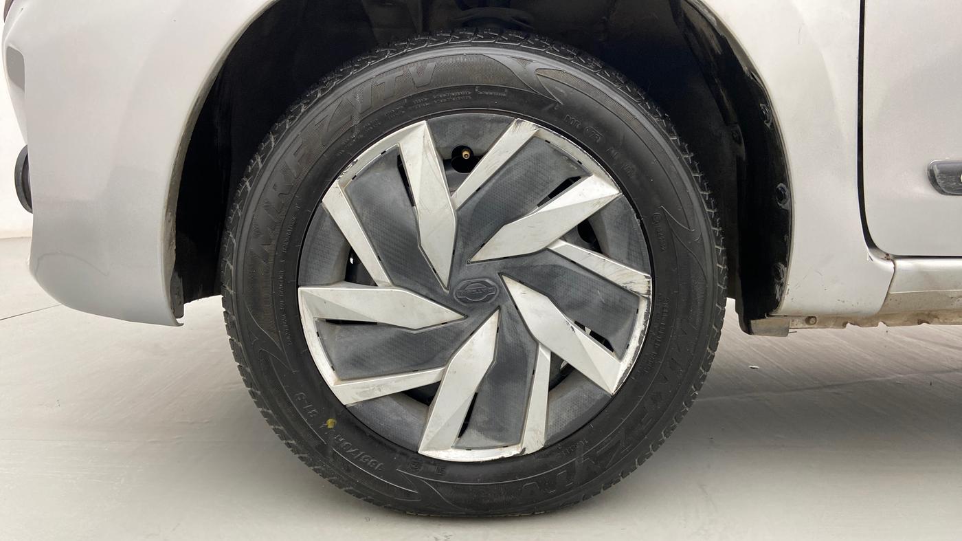 2018 Datsun Go Plus T, Petrol, Manual, 27,215 km, Left Front Wheel