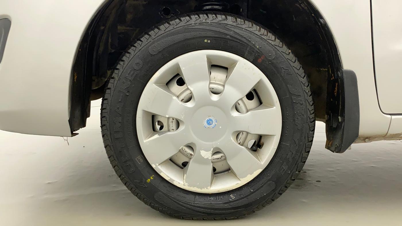 2013 Maruti Wagon R 1.0 LXI, Petrol, Manual, 75,729 km, Left Front Wheel