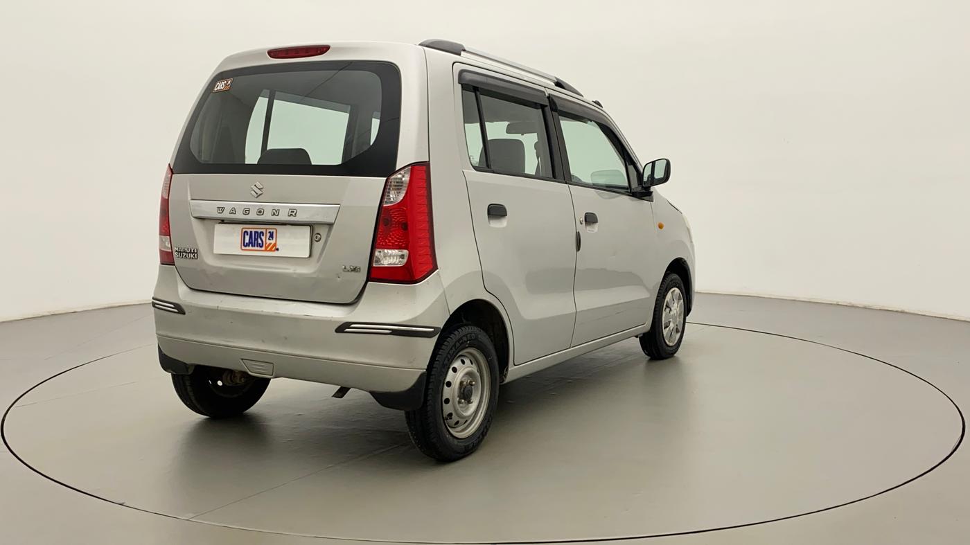 2013 Maruti Wagon R 1.0 LXI, Petrol, Manual, 75,729 km, Right Back Diagonal