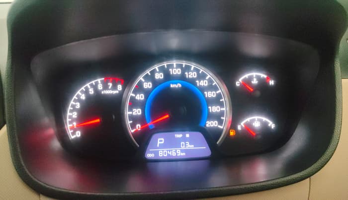 2019 Hyundai Grand i10 MAGNA AT 1.2 KAPPA VTVT, Petrol, Automatic, 80,468 km, Odometer Image