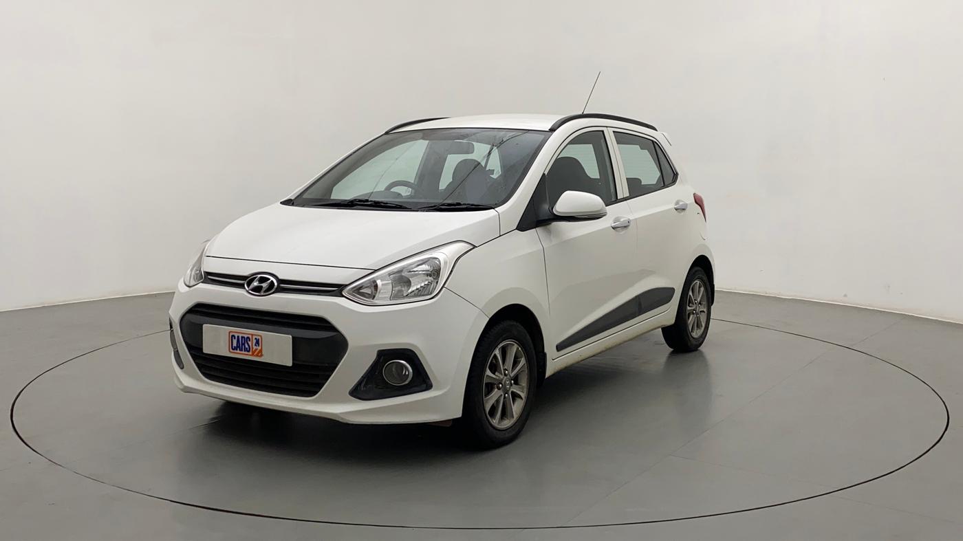 2015 Hyundai Grand i10 ASTA (O) 1.2 KAPPA VTVT, Petrol, Manual, 65,294 km, Left Front Diagonal