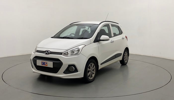 2015 Hyundai Grand i10 ASTA (O) 1.2 KAPPA VTVT, Petrol, Manual, 65,294 km, Left Front Diagonal