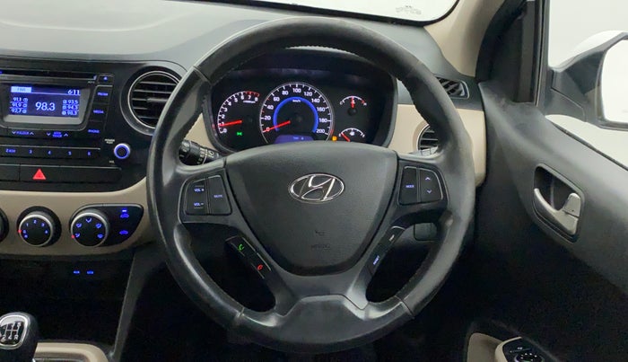 2015 Hyundai Grand i10 ASTA (O) 1.2 KAPPA VTVT, Petrol, Manual, 65,294 km, Steering Wheel Close Up