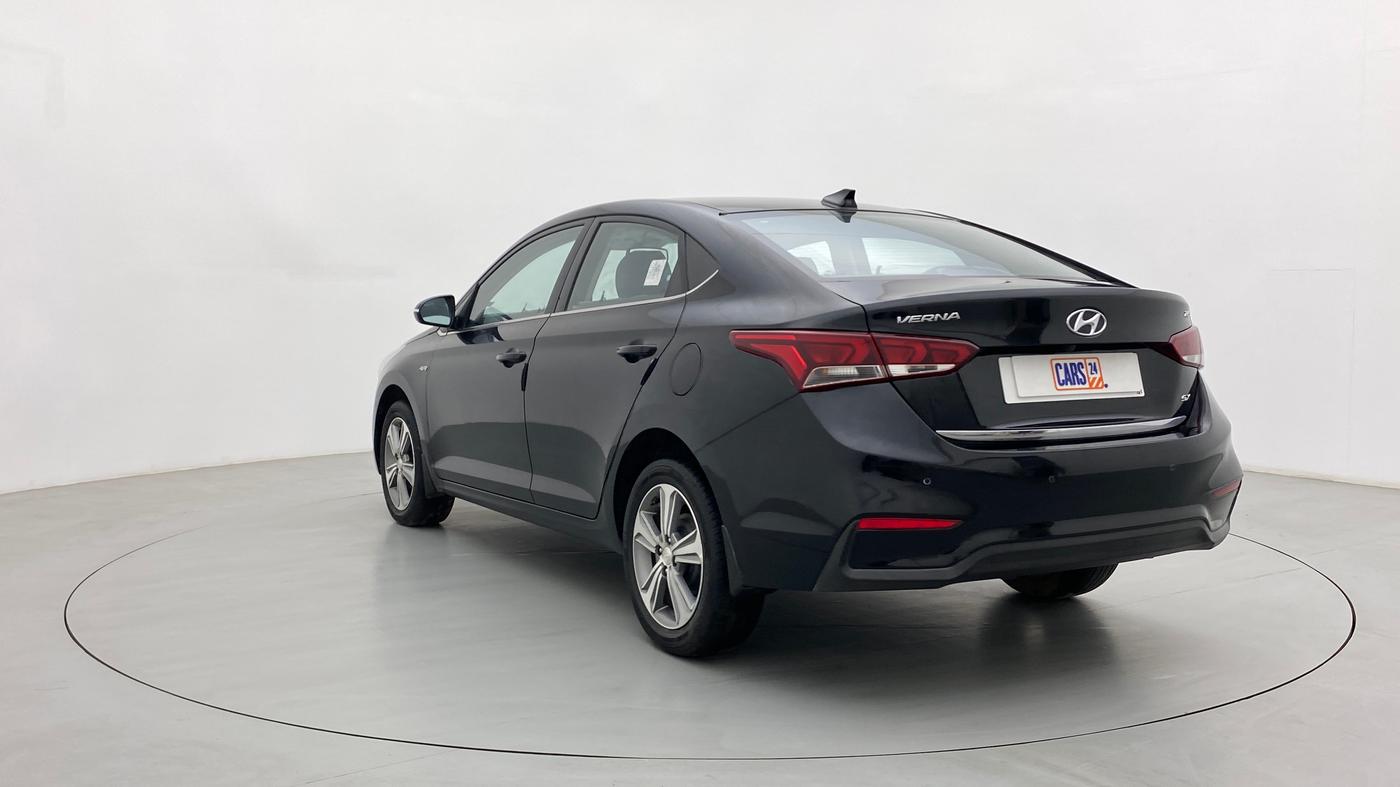 2018 Hyundai Verna 1.6 CRDI SX + AT, Diesel, Automatic, 46,823 km, Left Back Diagonal