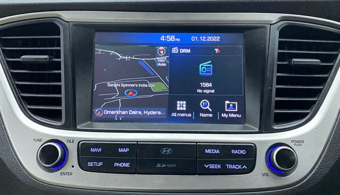 2018 Hyundai Verna 1.6 CRDI SX + AT, Diesel, Automatic, 46,823 km, Infotainment System