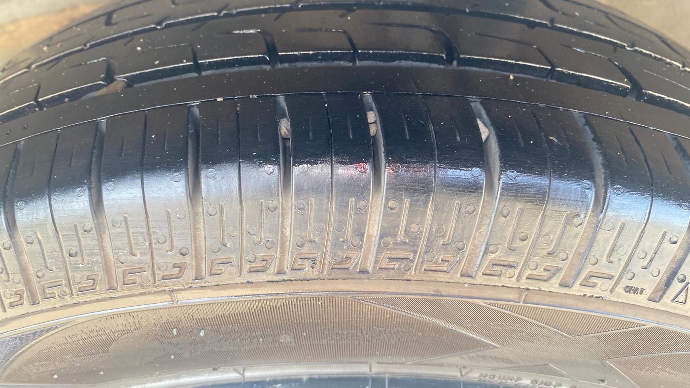 2022 Honda Amaze 1.2L I-VTEC VX CVT, Petrol, Automatic, 95,495 km, Left Rear Tyre Tread