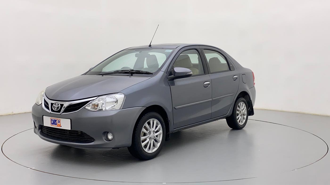 2015 Toyota Etios VX D, Diesel, Manual, 77,865 km, Left Front Diagonal (45- Degree) View