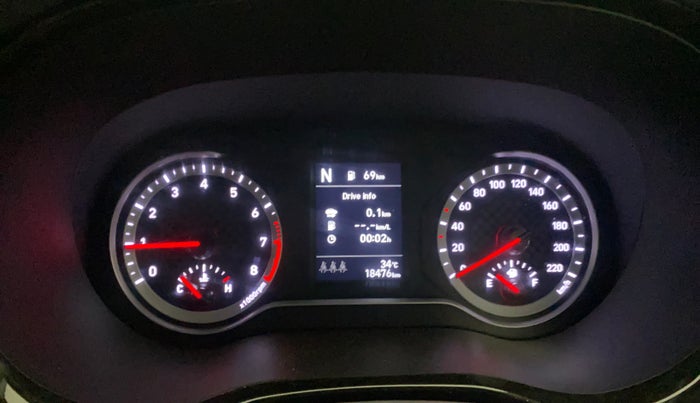 2023 Hyundai AURA SX PLUS 1.2 AMT, Petrol, Automatic, 18,474 km, Odometer Image