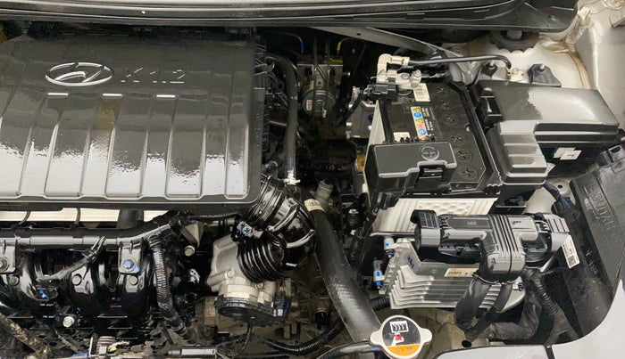 2023 Hyundai AURA SX PLUS 1.2 AMT, Petrol, Automatic, 18,474 km, Engine View - Left