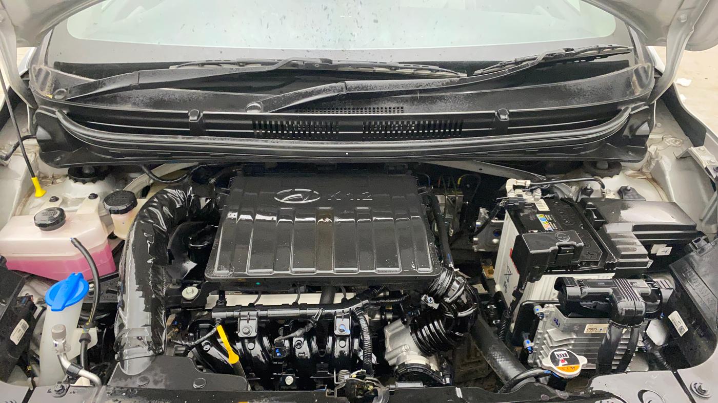 2023 Hyundai AURA SX PLUS 1.2 AMT, Petrol, Automatic, 18,474 km, Engine View