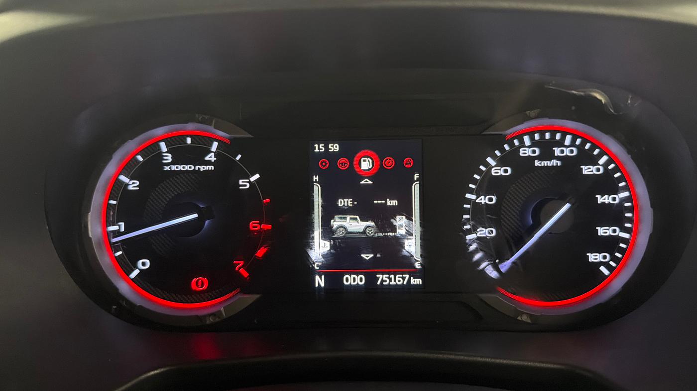 2021 Mahindra Thar LX HT PETROL 4WD MT, Petrol, Manual, 75,156 km, Odometer Image