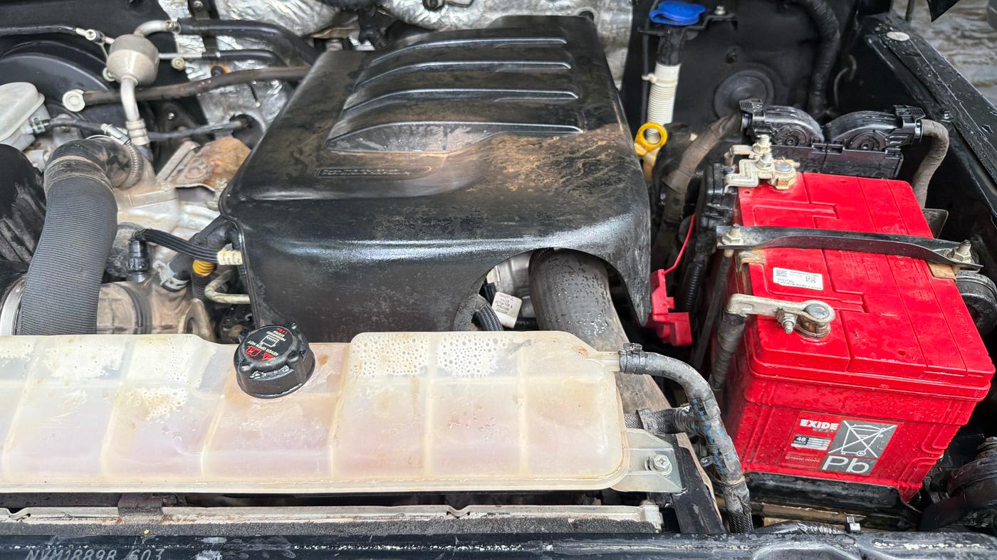 2021 Mahindra Thar LX HT PETROL 4WD MT, Petrol, Manual, 75,156 km, Engine View - Left