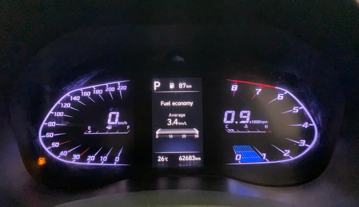 2021 Hyundai Verna SX (O) 1.0 TURBO DCT, Petrol, Automatic, 62,681 km, Odometer Image