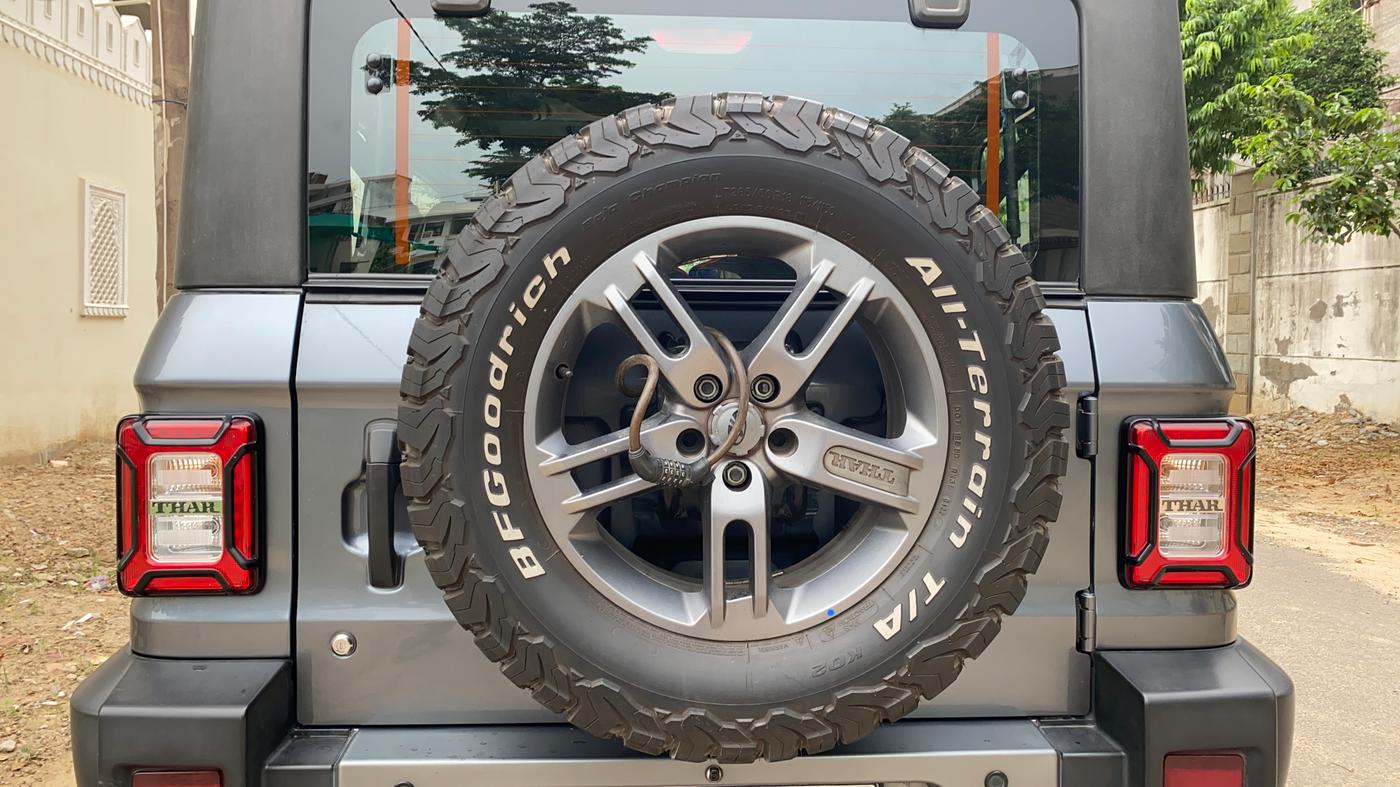 2021 Mahindra Thar LX HT PETROL 4WD MT, Petrol, Manual, 44,544 km, Spare Tyre