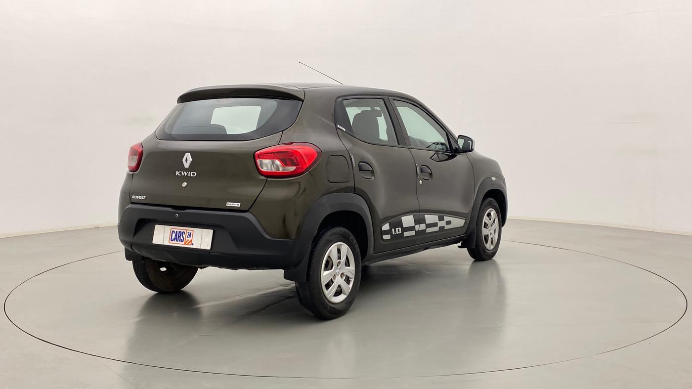 2017 Renault Kwid 1.0 RXL AT, Petrol, Automatic, 44,185 km, Right Back Diagonal