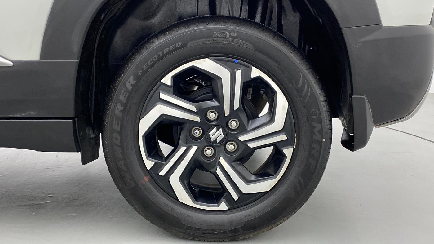 2022 Maruti BREZZA ZXI + AT SMART HYBRID, Petrol, Automatic, 5,962 km, Left Rear Wheel