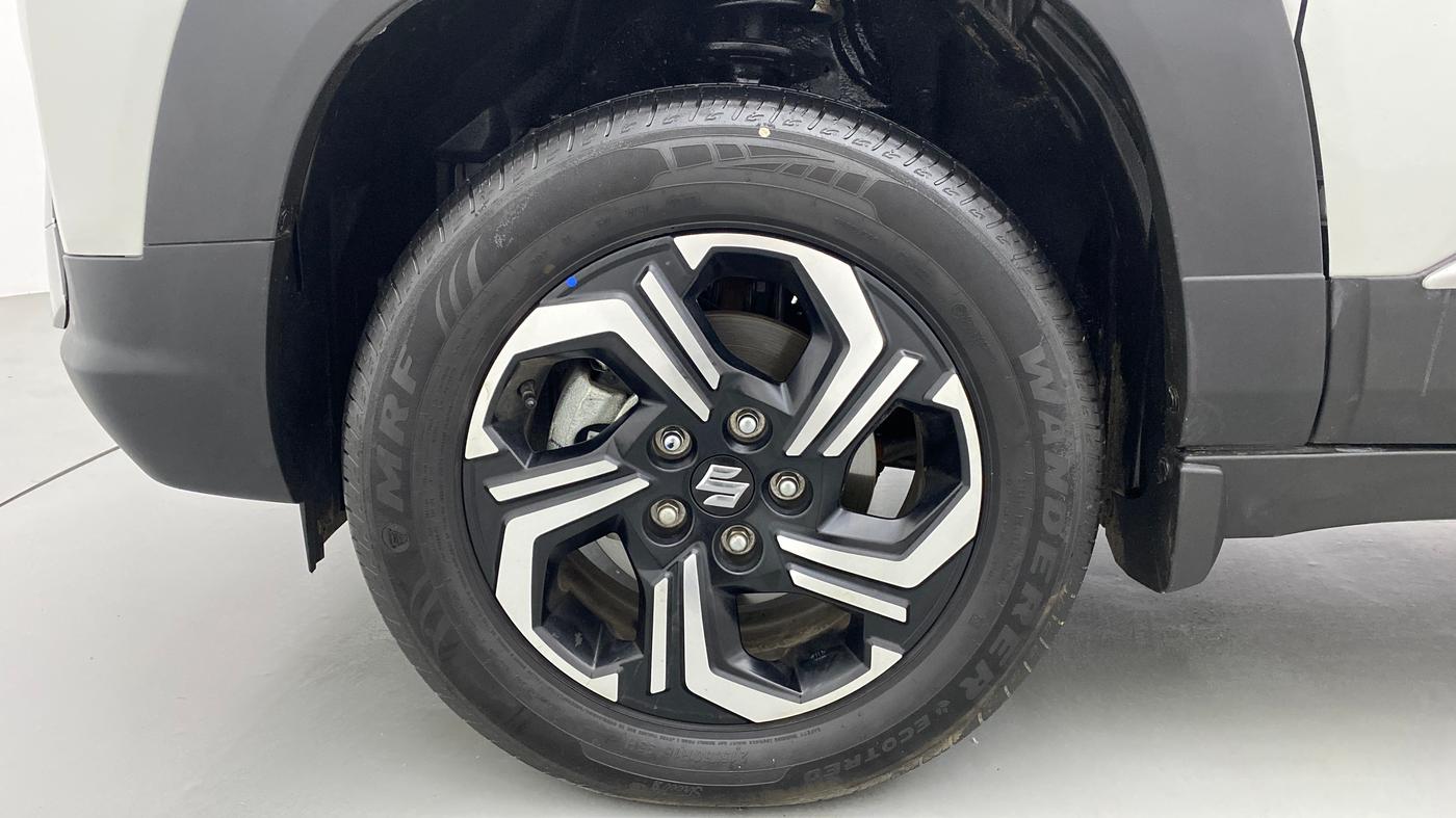 2022 Maruti BREZZA ZXI + AT SMART HYBRID, Petrol, Automatic, 5,962 km, Left Front Wheel