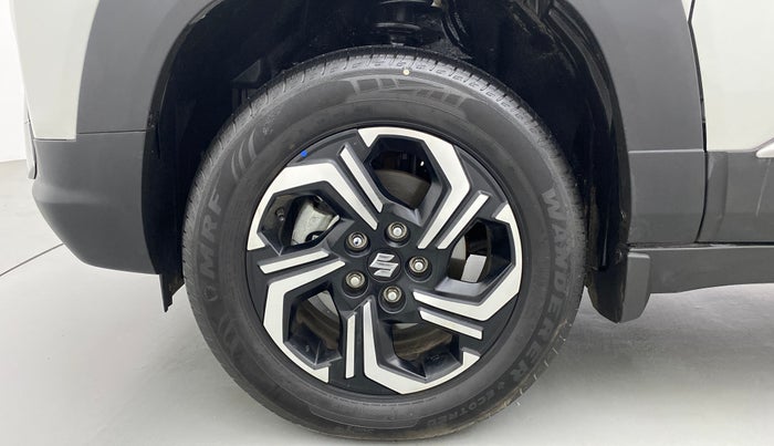 2022 Maruti BREZZA ZXI + AT SMART HYBRID, Petrol, Automatic, 5,962 km, Left Front Wheel