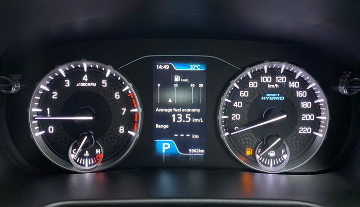 2022 Maruti BREZZA ZXI + AT SMART HYBRID, Petrol, Automatic, 5,962 km, Odometer Image