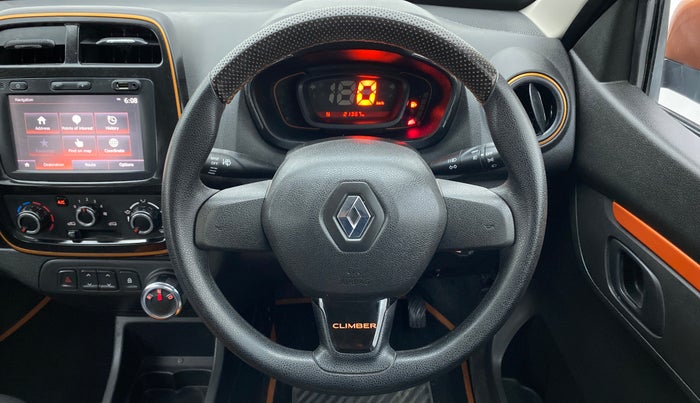 2018 Renault Kwid CLIMBER 1.0 AMT, Petrol, Automatic, 22,263 km, Steering Wheel Close Up