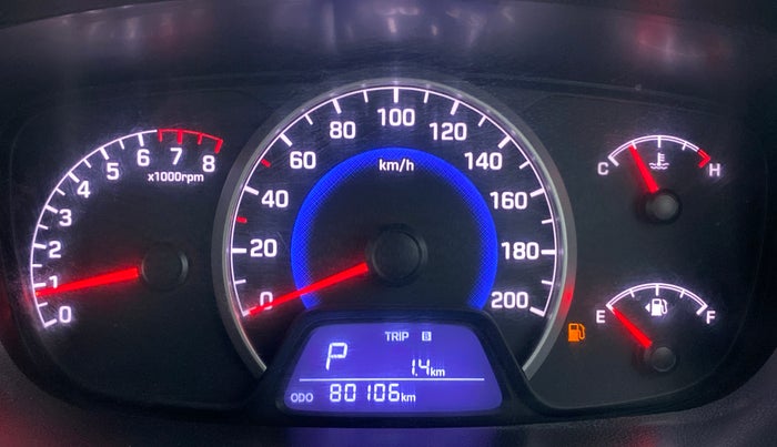 2016 Hyundai Grand i10 ASTA (O) AT 1.2 KAPPA VTVT, Petrol, Automatic, 80,105 km, Odometer Image