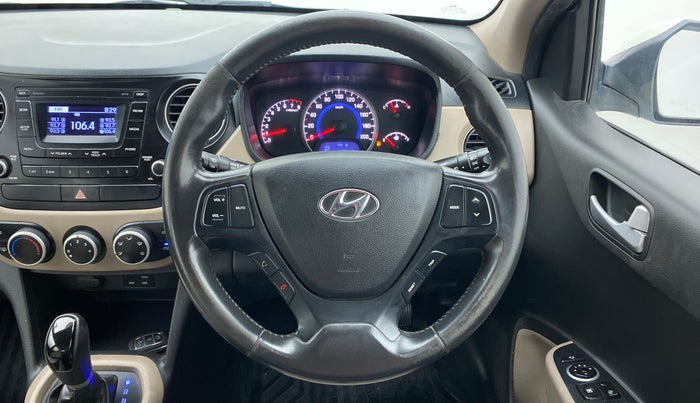 2016 Hyundai Grand i10 ASTA (O) AT 1.2 KAPPA VTVT, Petrol, Automatic, 80,105 km, Steering Wheel Close Up