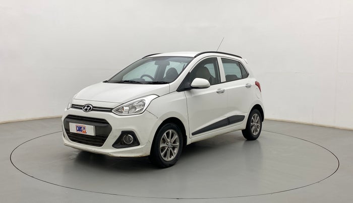 2016 Hyundai Grand i10 ASTA (O) AT 1.2 KAPPA VTVT, Petrol, Automatic, 80,105 km, Left Front Diagonal