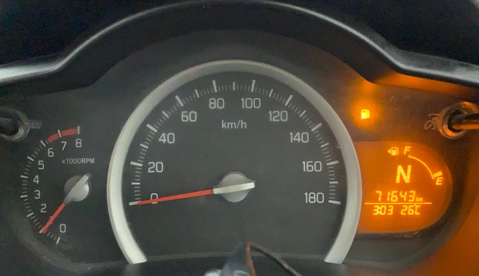 2015 Maruti Celerio VXI AMT, Petrol, Automatic, 71,643 km, Odometer Image