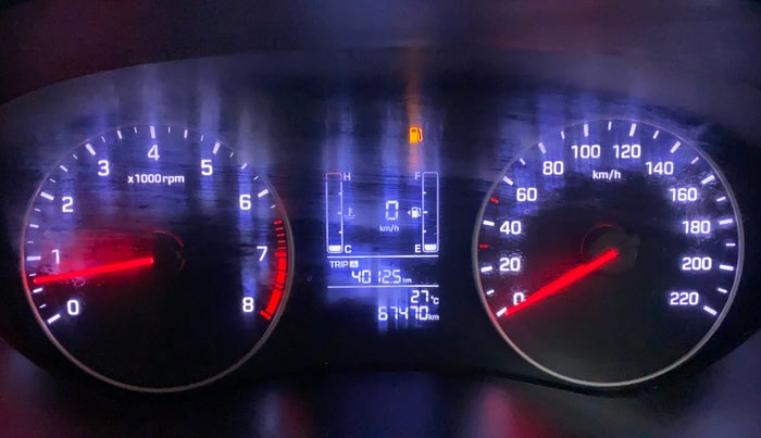 2018 Hyundai Elite i20 ASTA 1.2, Petrol, Manual, 67,623 km, Odometer Image