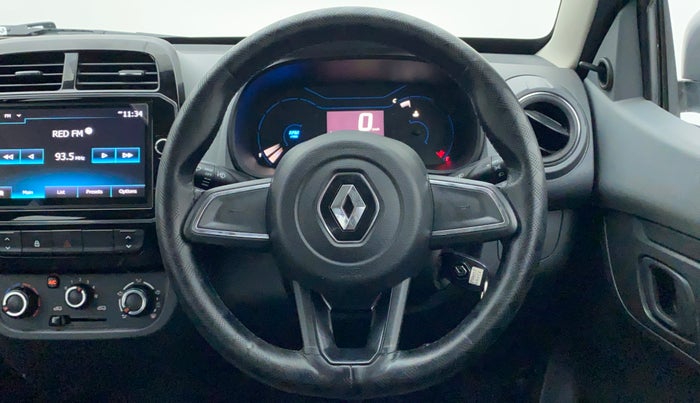 2021 Renault Kwid RXT 1.0 AMT (O), Petrol, Automatic, 19,221 km, Steering Wheel Close Up