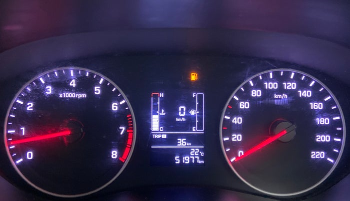 2019 Hyundai Elite i20 SPORTZ PLUS 1.2, Petrol, Manual, 51,977 km, Odometer Image