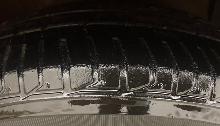 2014 Hyundai Xcent SX AT 1.2 (O), Petrol, Automatic, 55,436 km, Right Front Tyre Tread