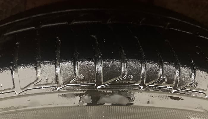 2014 Hyundai Xcent SX AT 1.2 (O), Petrol, Automatic, 55,436 km, Left Front Tyre Tread
