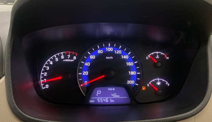 2014 Hyundai Xcent SX AT 1.2 (O), Petrol, Automatic, 55,436 km, Odometer Image