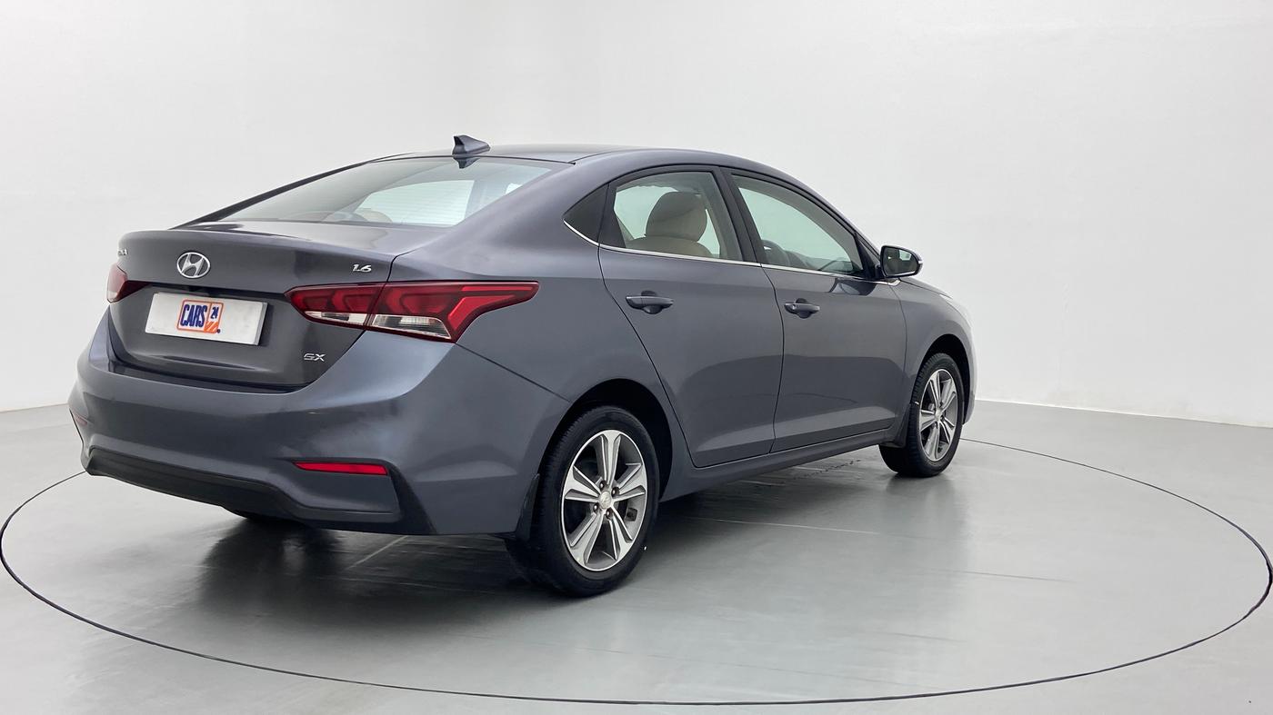 2017 Hyundai Verna 1.6 SX VTVT, Petrol, Manual, 52,559 km, Right Back Diagonal