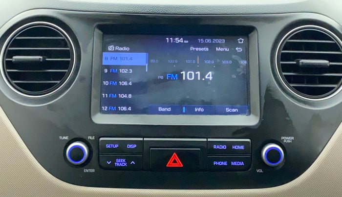 2018 Hyundai Xcent SX 1.2 CRDI, Diesel, Manual, 63,155 km, Infotainment System