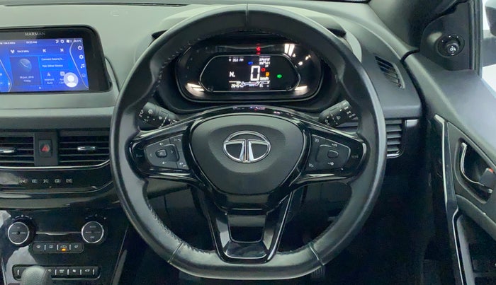 2021 Tata NEXON XZA PLUS (O) PETROL DARK EDITION, Petrol, Automatic, 26,454 km, Steering Wheel Close Up