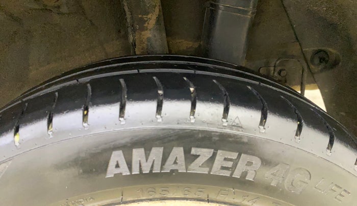 2014 Hyundai Grand i10 ASTA 1.2 KAPPA VTVT, Petrol, Manual, 76,044 km, Left Rear Tyre Tread